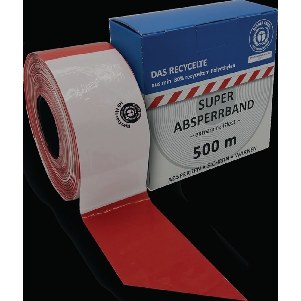 Produktabbildung: KELMAPLAST Absperrband, Länge 500 m, Breite 80 mm