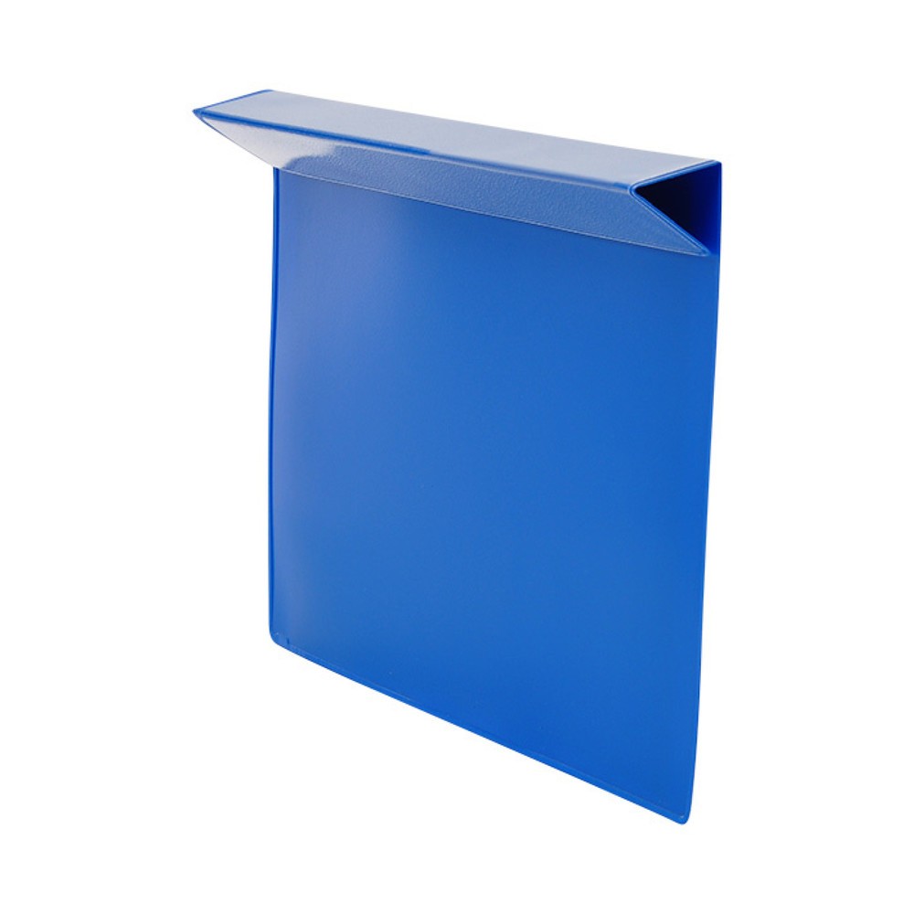 Produktabbildung Nr. 2: Kennzeichnungstasche für Aufsatzrahmen, 100 Stk/VE, DIN A5, Einschub seitlich, blau
