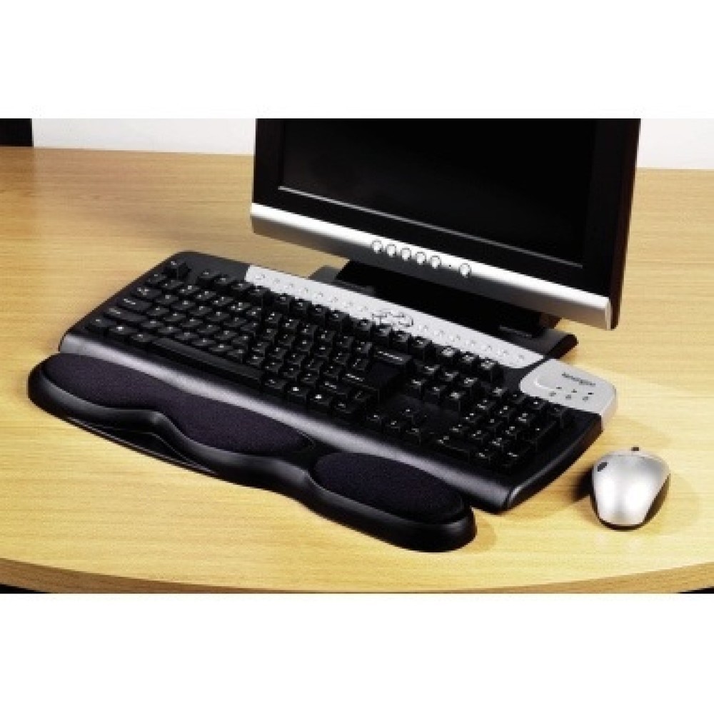 Produktabbildung: Kensington Handgelenkauflage 62385 450x30x83mm Gel schwarz