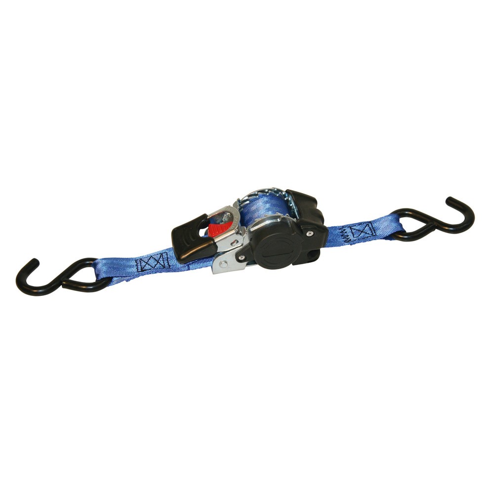 Produktabbildung: Kerbl Automatik Zurrgurt 25mm / 1,8m-Zurrkraft 300/600kg, S-Haken