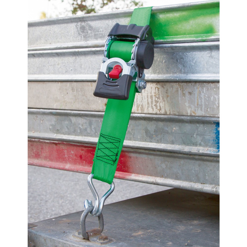 Produktabbildung Nr. 2: Kerbl Automatik Zurrgurt 50mm / 1,8m-Zurrkraft 750/1500kg, Spitzhak