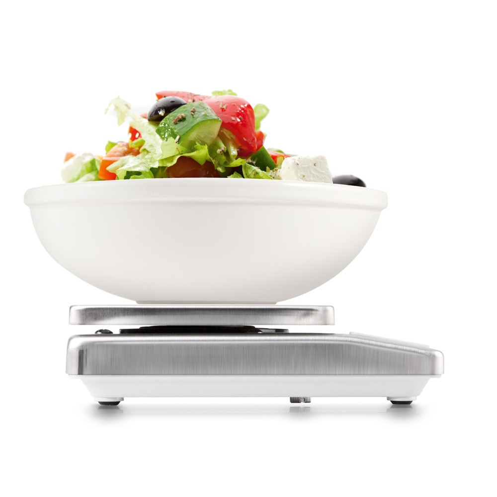 N° de l'image du produit 2 : KERN Balance de comptoir en acier inoxydable FOB 5K-3NS, classe de protection IP 65, plage de pesée max. 5 kg