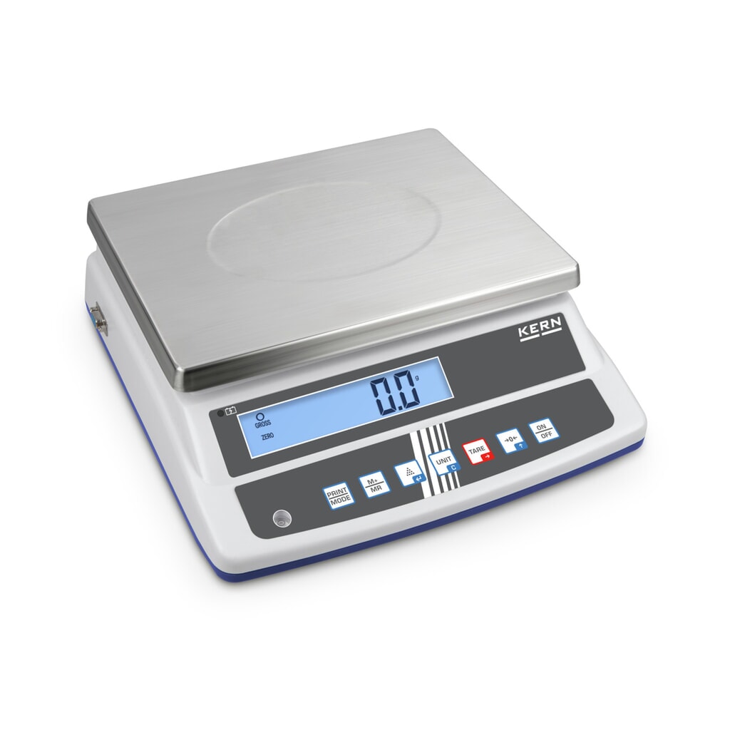 KERN Tischwaage FCD 10K-3, Wägebereich max. 15 kg Produktabbildung Nr. 1: KERN Tischwaage FCD 10K-3, Wägebereich max. 15 kg