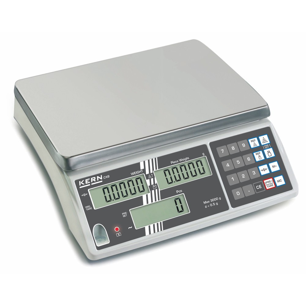 Produktabbildung: KERN Zählwaage, BxT 300 x 225 mm, Wägebereich max. 30 kg