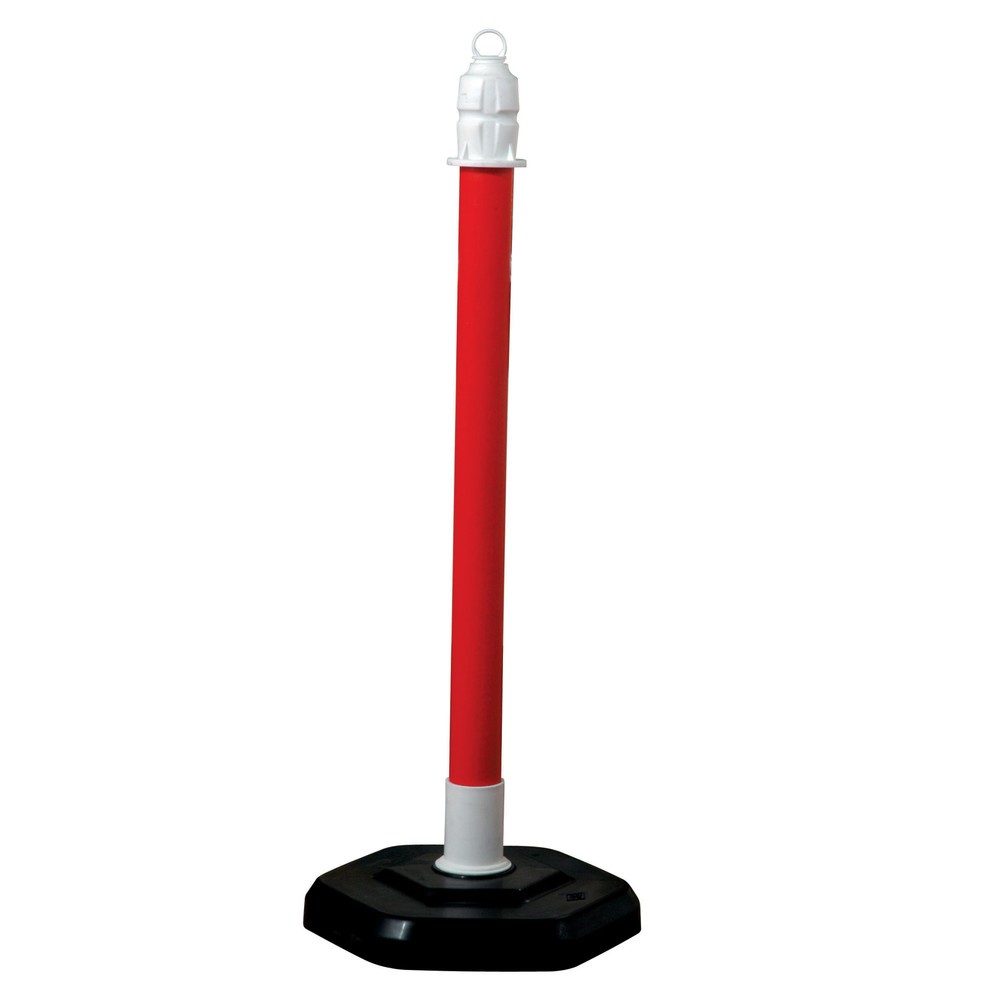 Produktabbildung Nr. 1: Ketten-Warnständer, Ø 63 mm, rot, 2 Stk/VE