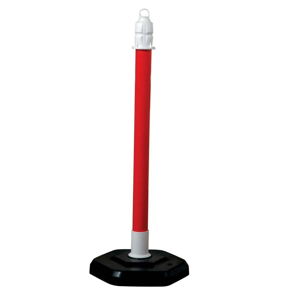 Produktabbildung: Ketten-Warnständer, Ø 63 mm, rot, 2 Stk/VE