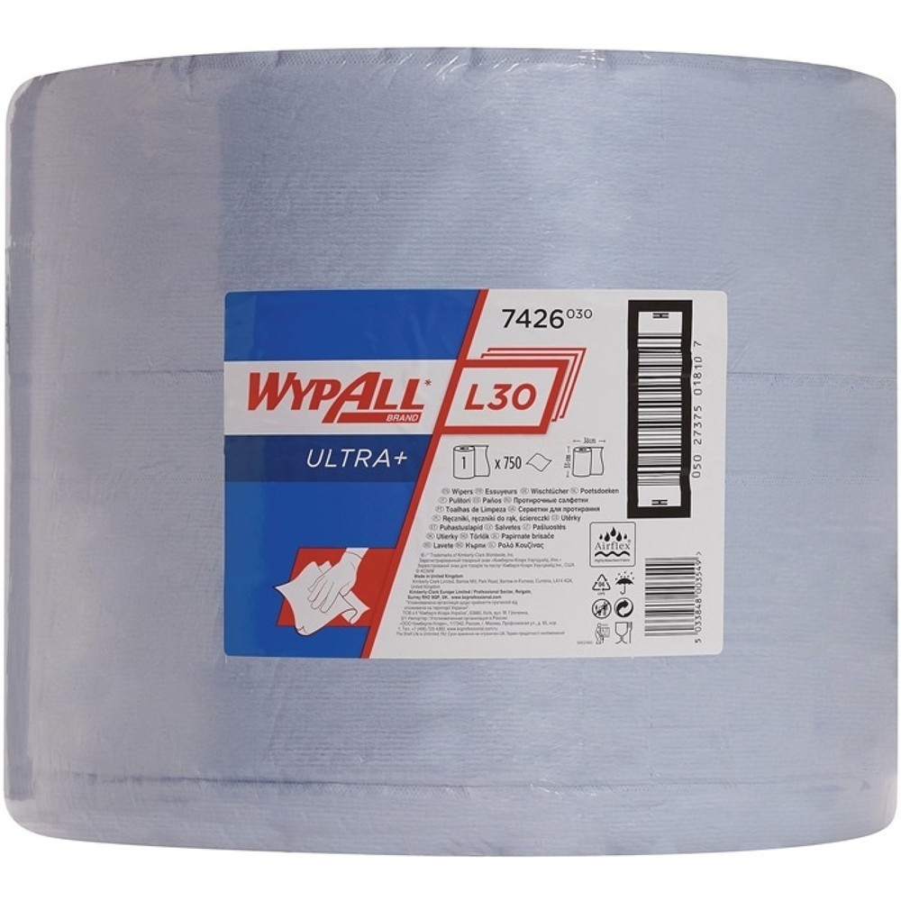 Produktabbildung: KIMBERLY-CLARK Putztuch WYPALL L30 ULTRA 7426