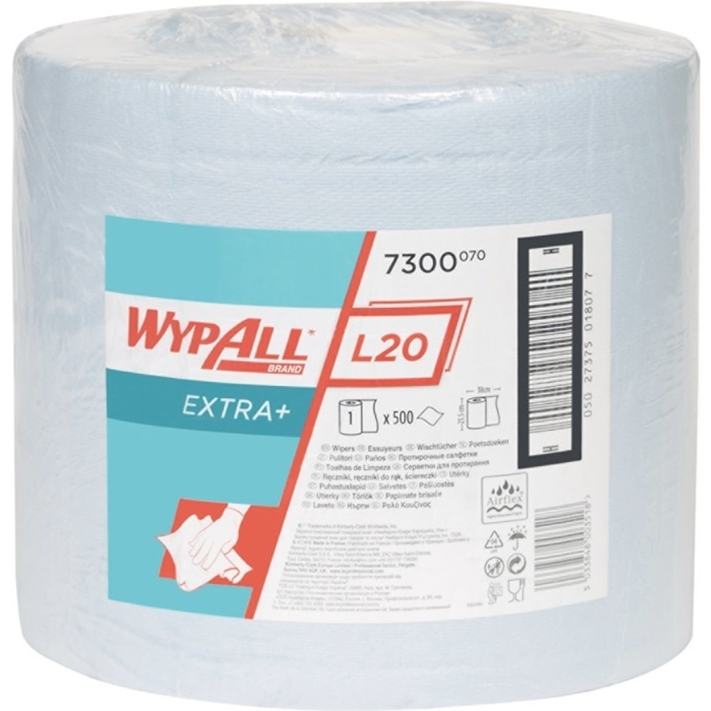 Produktabbildung: KIMBERLY-CLARK Wischtuch WYPALL L20 7300 L380xB235ca.mm