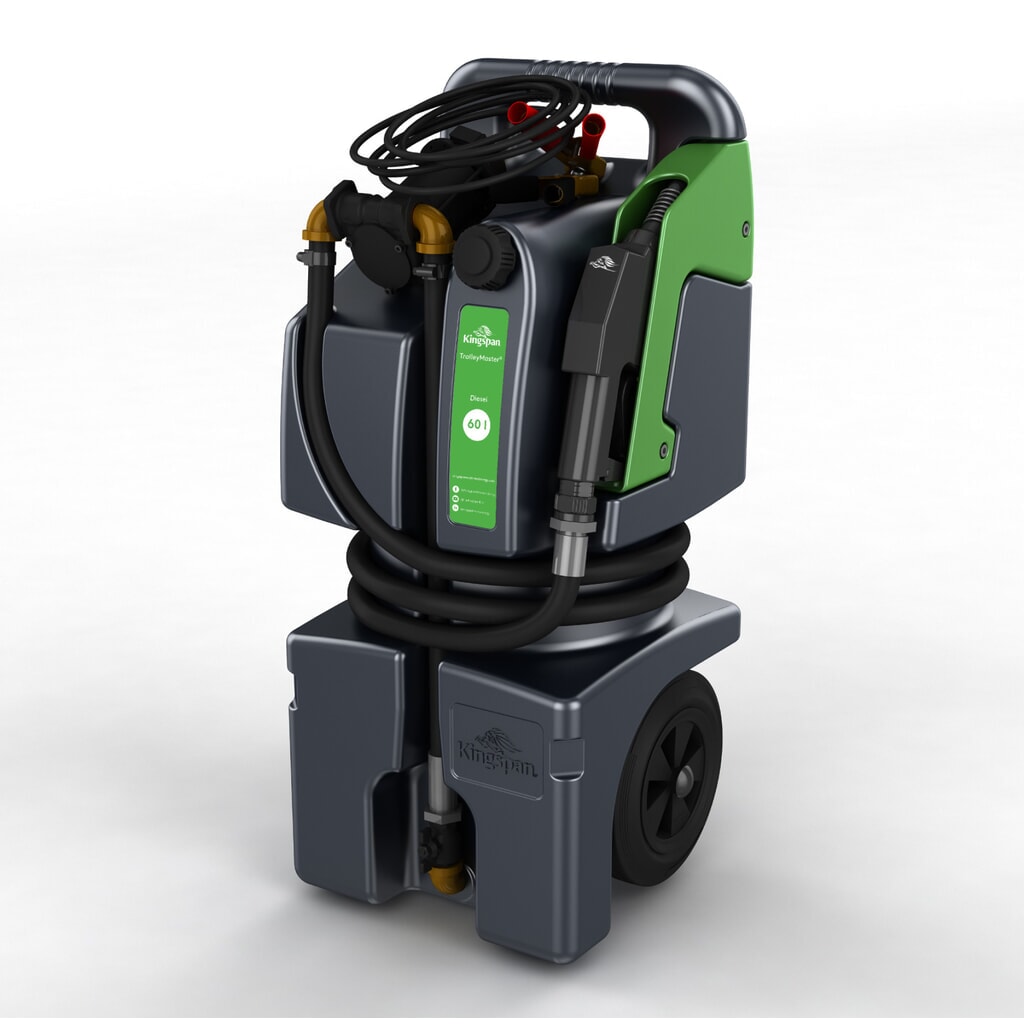 Kingspan® TrolleyMaster®, Diesel-Tank, 12 V DC-Pumpe, 60 Liter Produktabbildung: Kingspan® TrolleyMaster®, Diesel-Tank, 12 V DC-Pumpe, 60 Liter