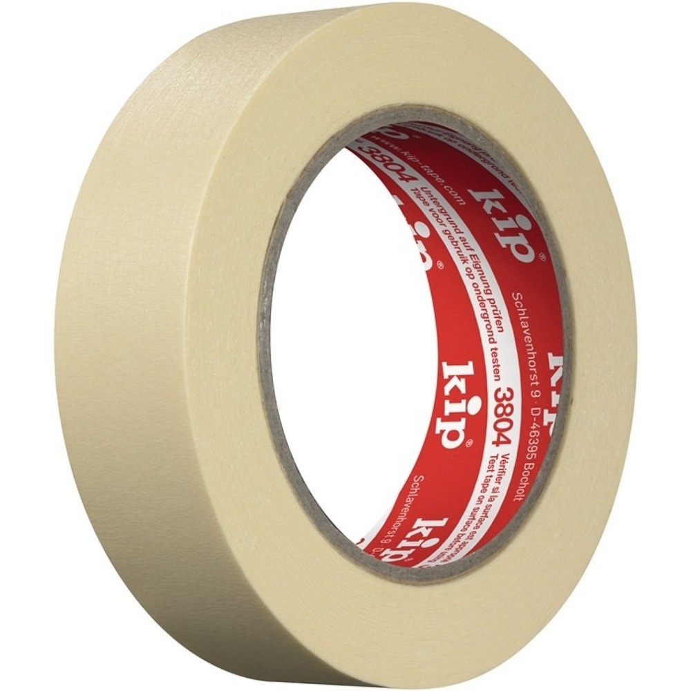 Produktabbildung: KIP Feinkrepp 3804, natur, leicht gekreppt, Rolle, Länge 50 m Breite 48 mm