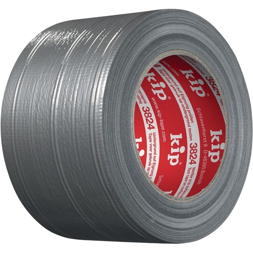 Kip Steinband 3824, silber, Länge 50 m Breite 75 mm Produktabbildung: Kip Steinband 3824, silber, Länge 50 m Breite 75 mm
