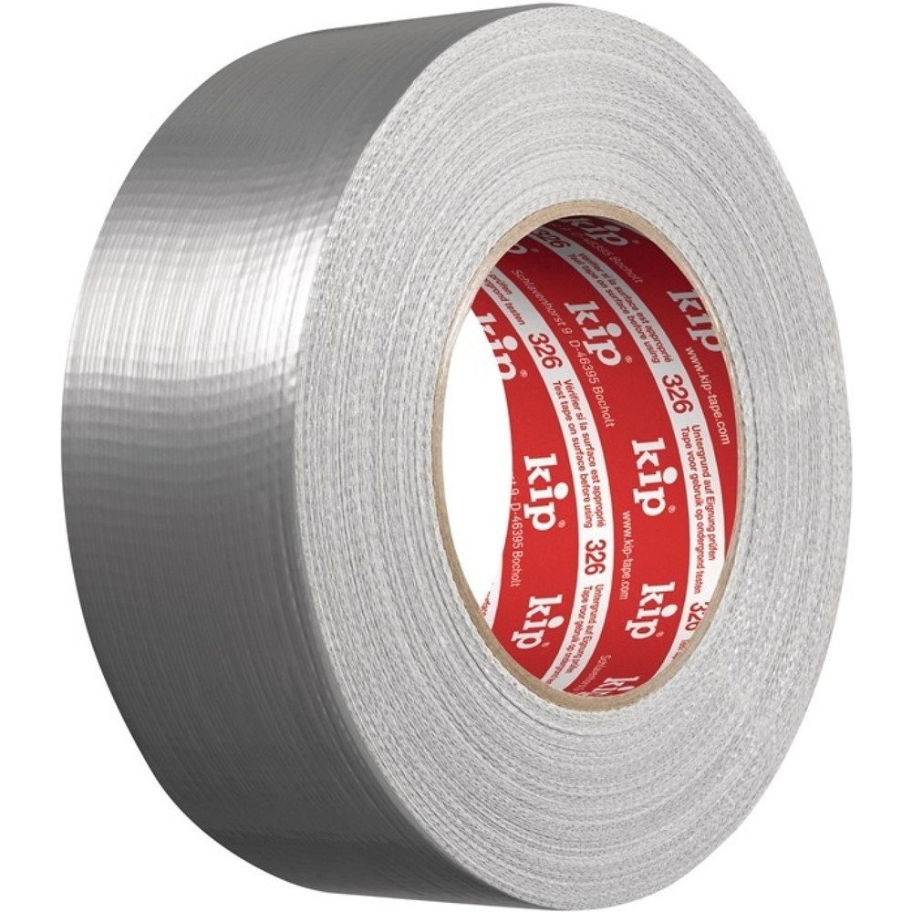 Produktabbildung: KIP Steinband Extra 326, Länge 50 m Breite 48 mm, silber, Rolle