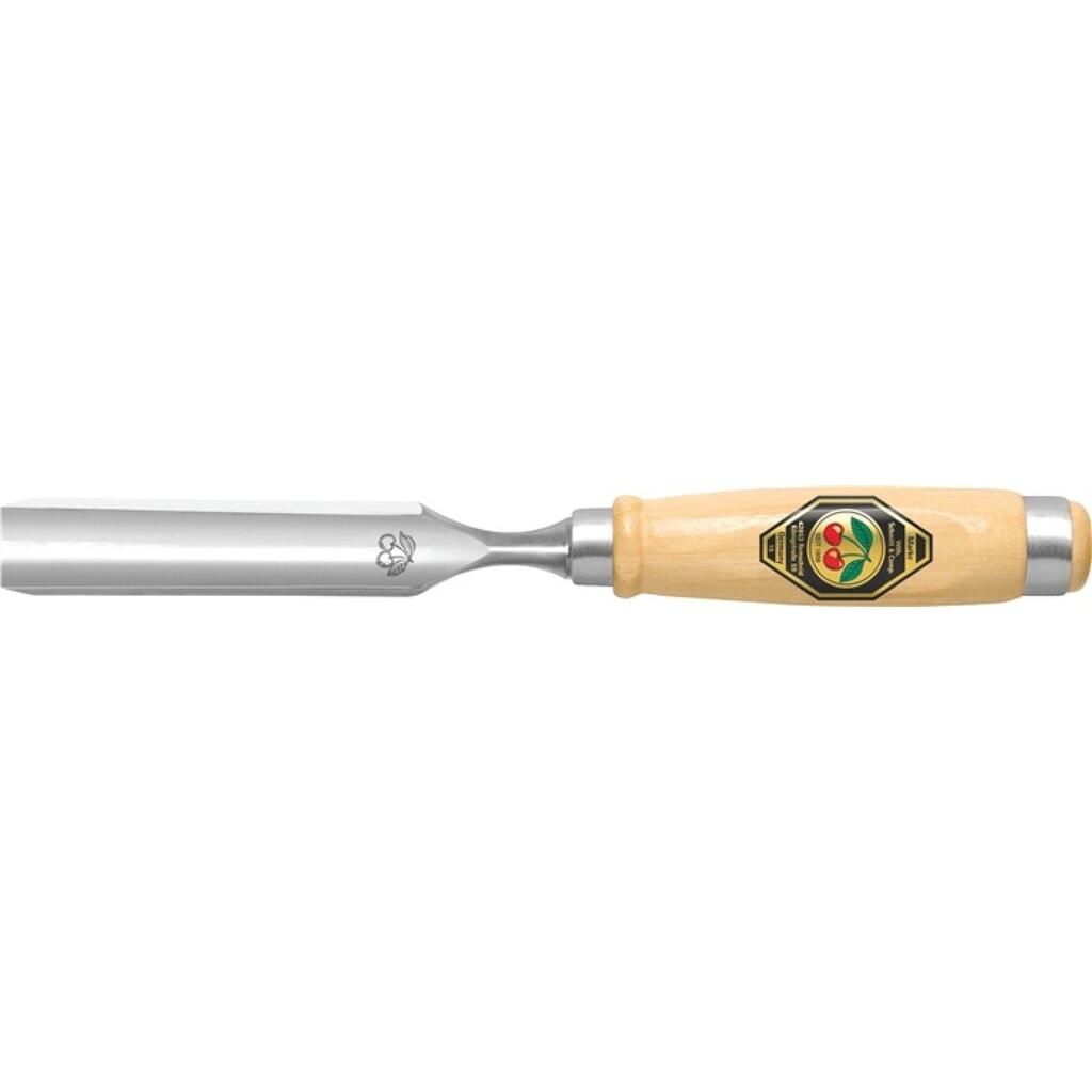 KIRSCHEN Hohlbeitel Schneiden-B.6mm m.2 Stahlzw.Weißbuchenh.Ulmer Form Produktabbildung: KIRSCHEN Hohlbeitel Schneiden-B.6mm m.2 Stahlzw.Weißbuchenh.Ulmer Form
