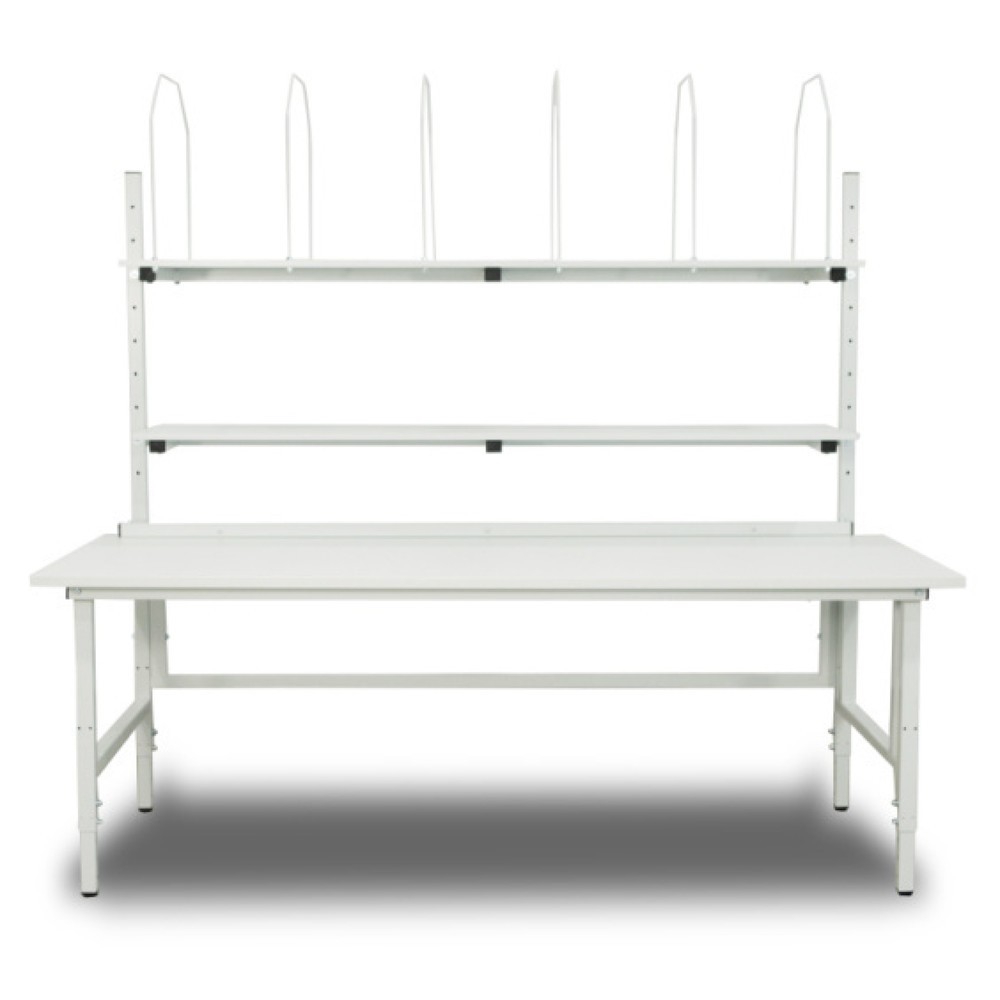 Illustration du produit: DAHMEN Table d’emballage Classic réglable manuellement en hauteur, simple face, Kit complet, H x l x P 700-950 x 2 000 x 900 mm