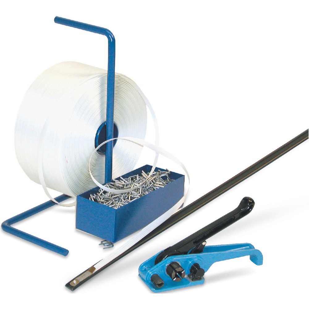 Imagen del producto: Kit de flejado Universal para flejes de PET, para anchura de 13 mm