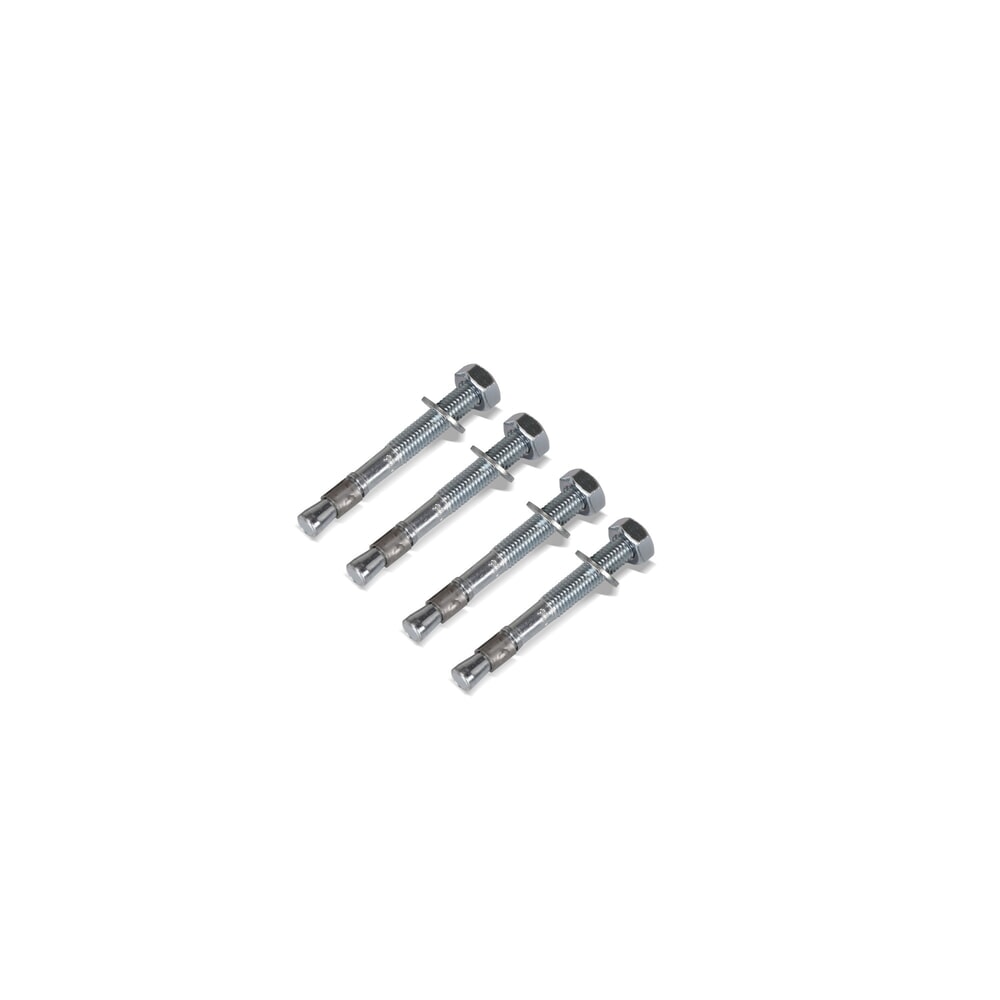Número de imagen del producto 2: Kit de montaje de anclaje de piso de acero galvanizado en caliente 4 ud/caja