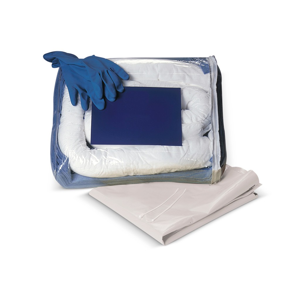 Immagine del prodotto: Kit di emergenza portatile per oli, capacità di assorbimento 24 l
