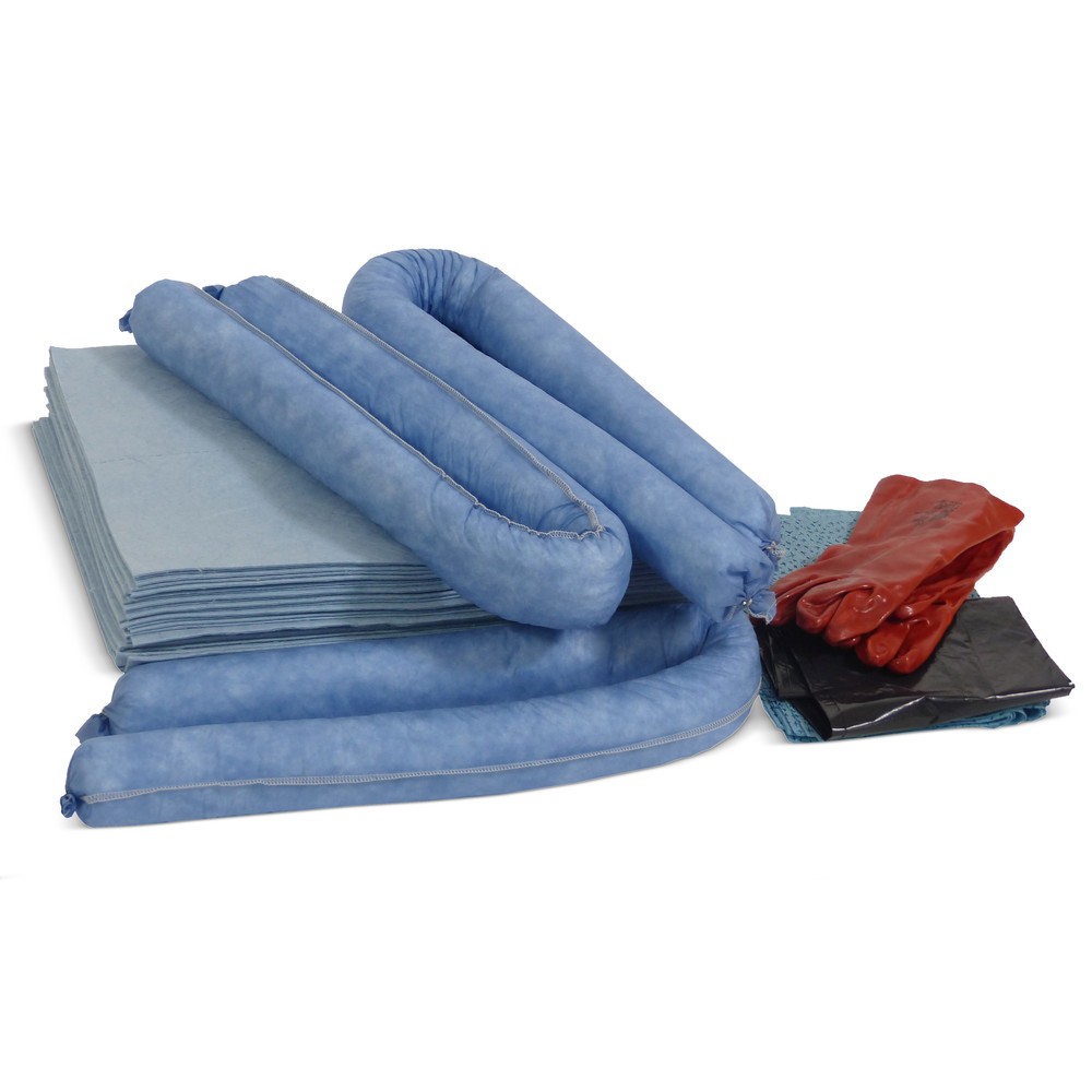 Immagine del prodotto n. 2: Kit di emergenza per oli, capacità di assorbimento 50 litri, borsa in PVC