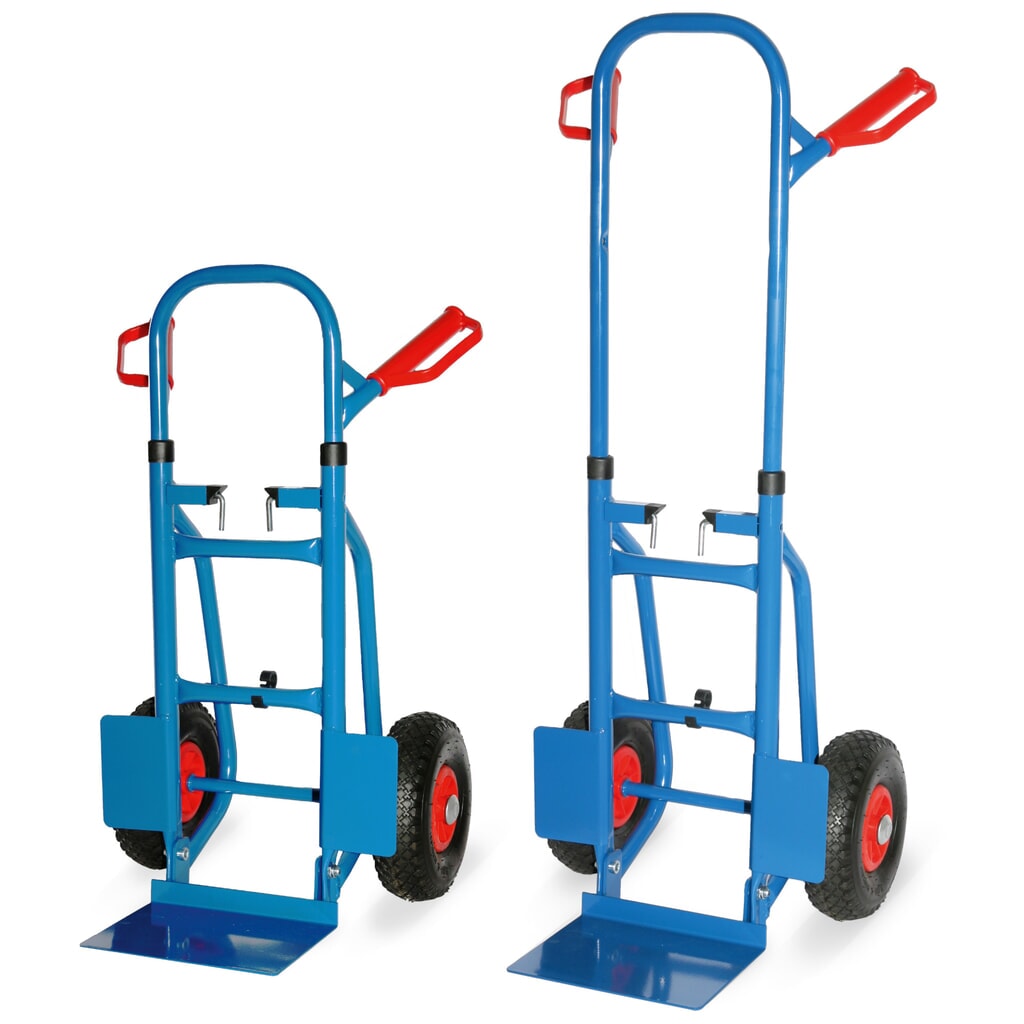 Klappkarre HEMMDAL aus Stahlrohr, versenkbarer Bügel, Tragkraft 250 kg, Schaufel BxT 270 x 200 mm Produktabbildung: Klappkarre HEMMDAL aus Stahlrohr, versenkbarer Bügel, Tragkraft 250 kg, Schaufel BxT 270 x 200 mm