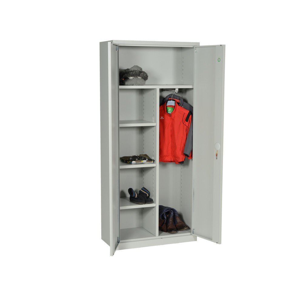 Productafbeelding nr. 3: Bijzetkast CEHA incl. kledingstang, hoedenplank en 3 legborden, 4,5 OH, hxbxd 1.800 x 800 x 380 mm