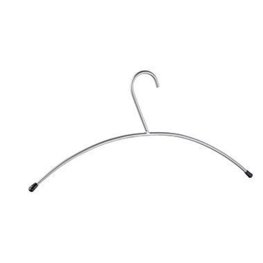 Produktabbildung: ALCO Kleiderbügel 2860 39,5x19,5x0,8cm Metall silber