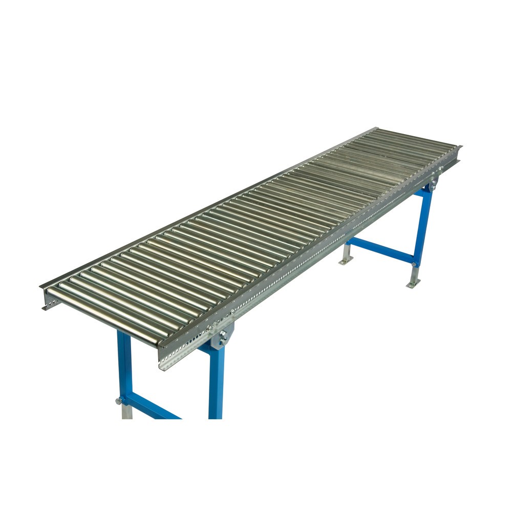 Productafbeelding nr. 2: Kleine rollenbaan, rollen van buizenstaal, as met draadeinde, Ø 30 mm, lxb 3.000 x 200 mm
