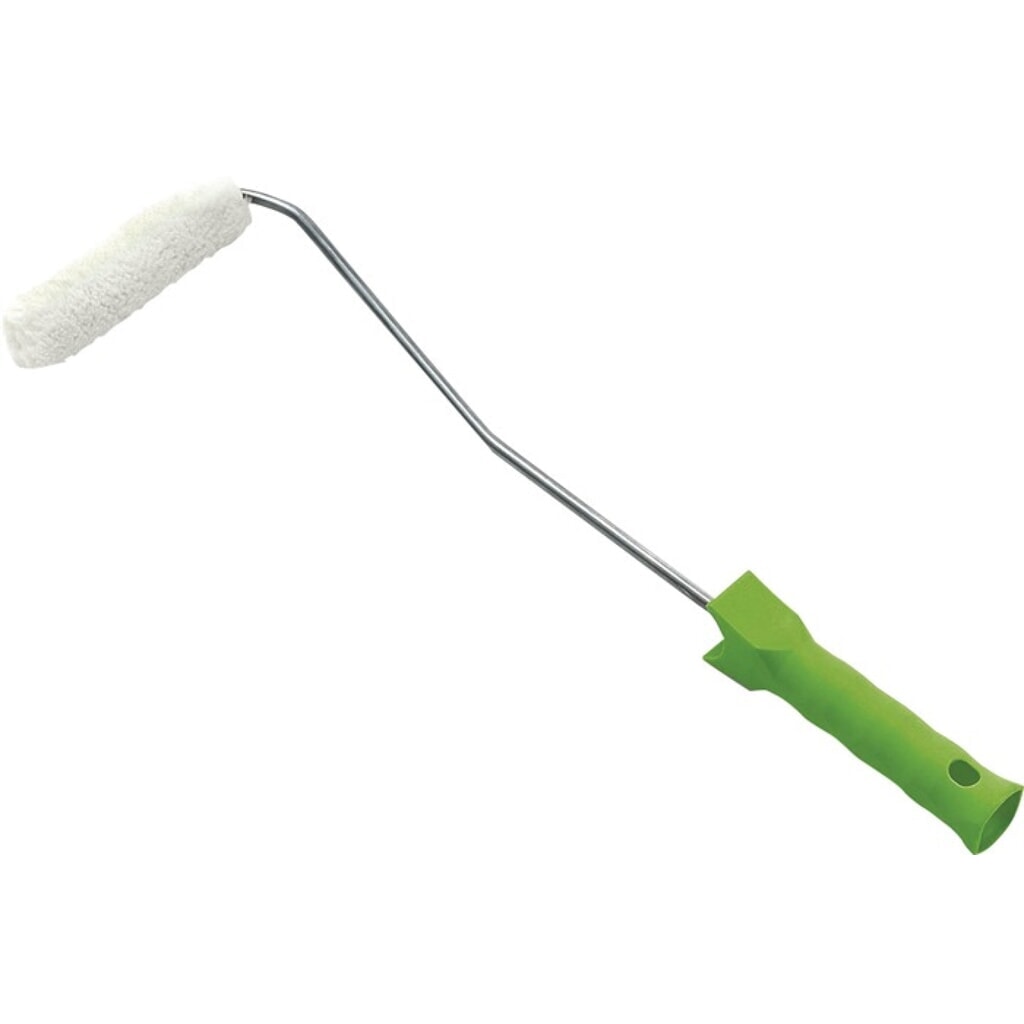 Produktabbildung: Kleinflächenroller Plüsch B.100mm Florhöhe 12mm Kern-D.15mm PC 6mm m.Bügel