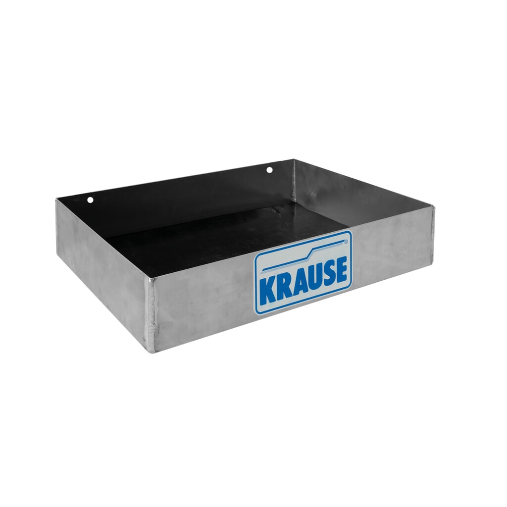 Klemmbare Werkzeug-Ablageschale für KRAUSE® STABILO Podestleiter Produktabbildung: Klemmbare Werkzeug-Ablageschale für KRAUSE® STABILO Podestleiter