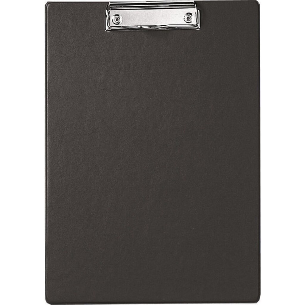 Klemmbrett, DIN A4, Karton mit 2 Neodym-Magneten, schwarz Produktabbildung: Klemmbrett, DIN A4, Karton mit 2 Neodym-Magneten, schwarz