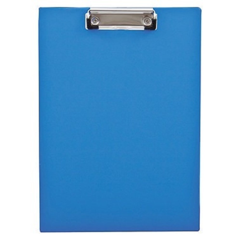 Produktabbildung: Klemmbrett 23,6x32,1cm Klemme silber Polypropylen blau