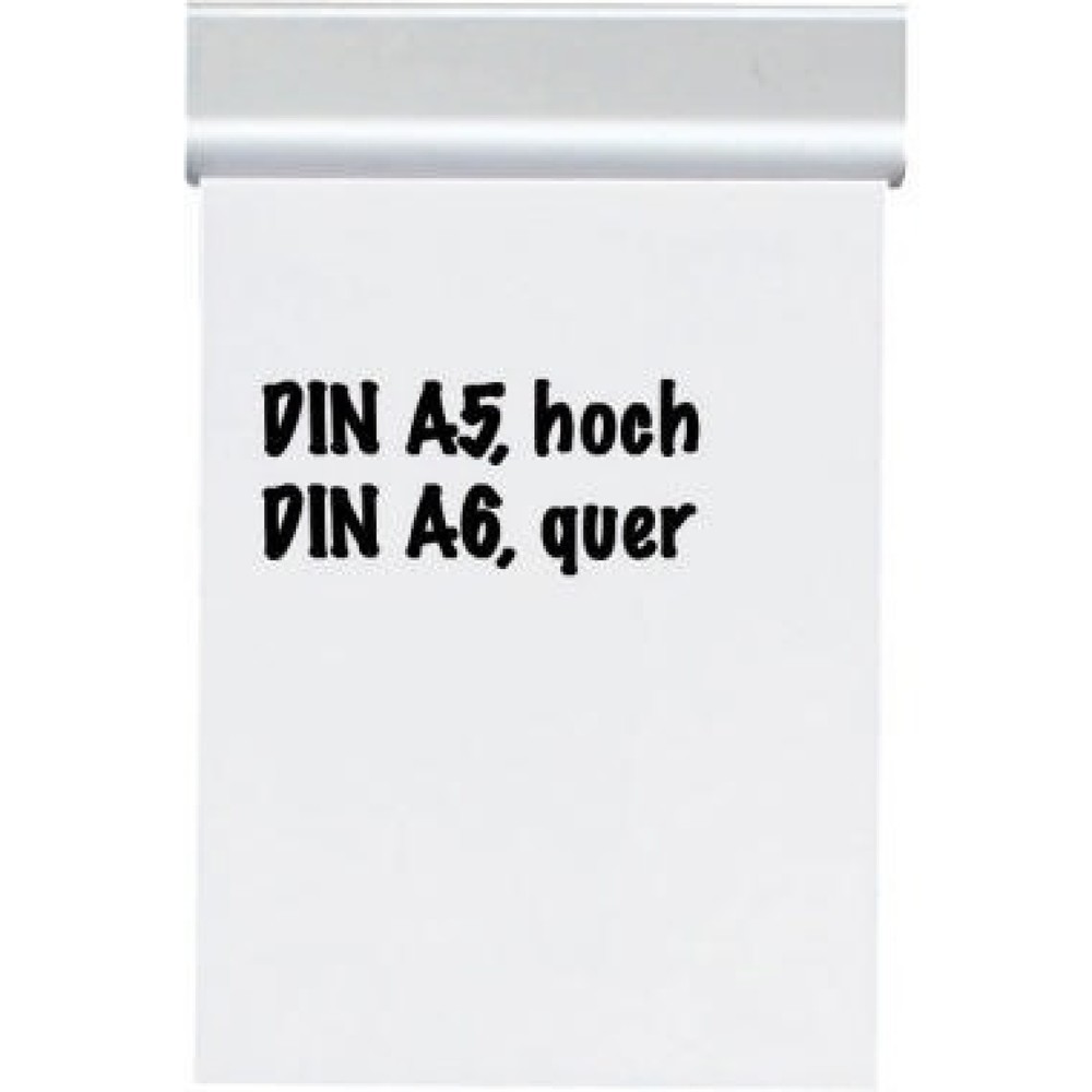 Produktabbildung Nr. 1: MAUL Papierklemmschiene 6246508 DIN A5 Aluminium matt silber