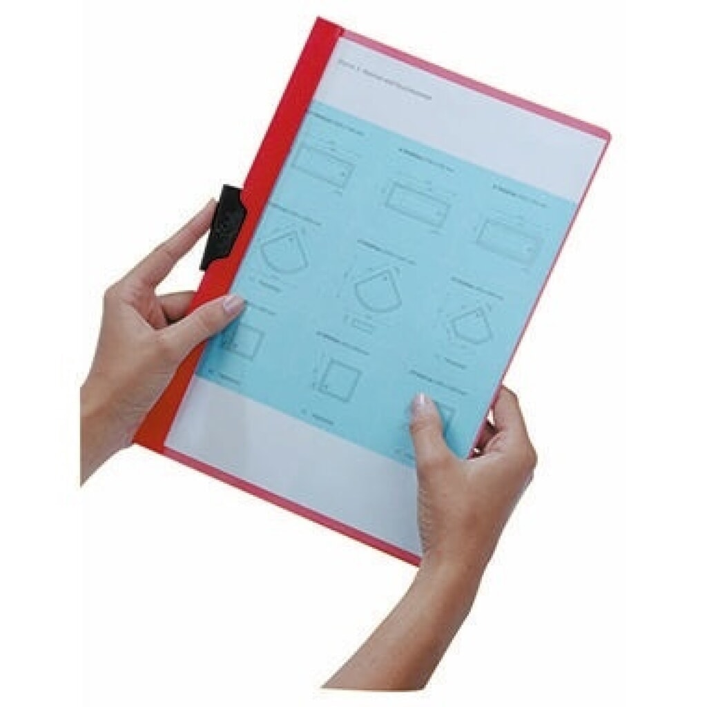 DURABLE Klemmmappe DURACLIP 30 220009 DIN A4 Polyethylen orange Produktabbildung Nr. 4: DURABLE Klemmmappe DURACLIP 30 220009 DIN A4 Polyethylen orange
