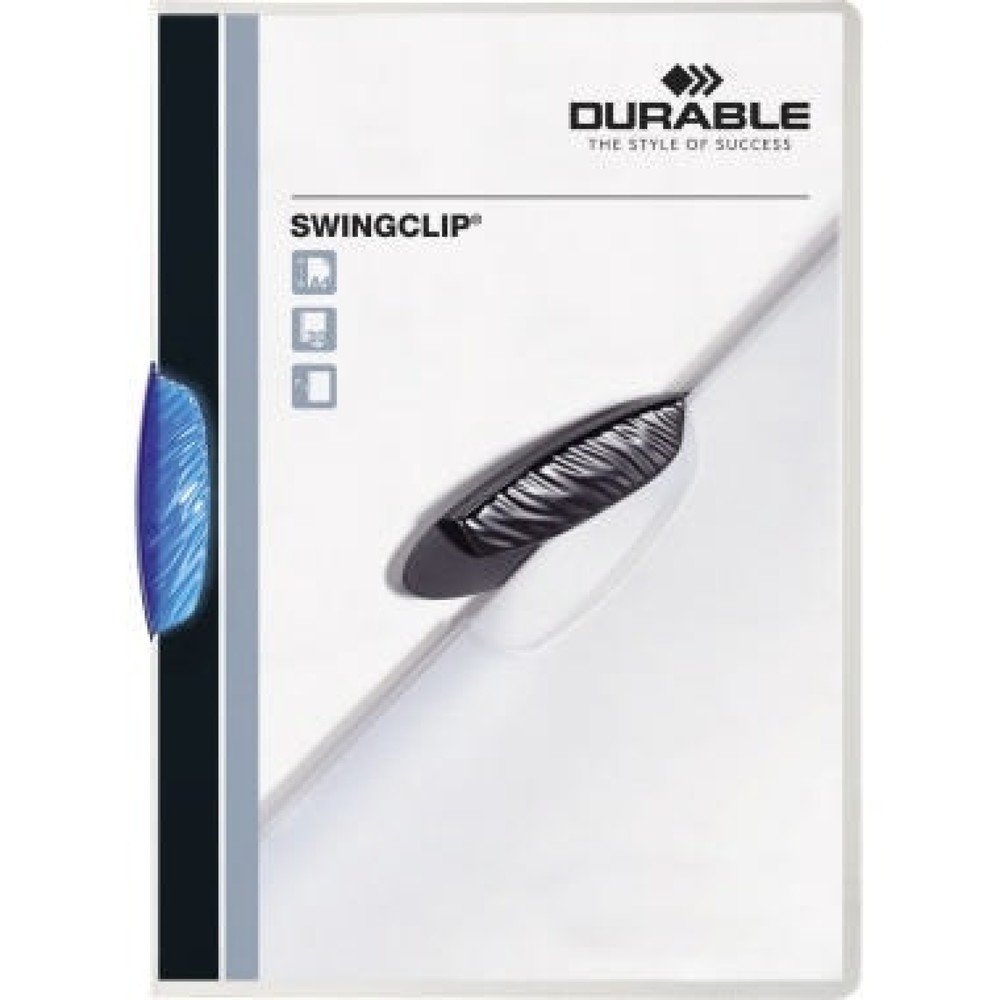 Produktabbildung: DURABLE Klemmmappe SWINGCLIP 226006 DIN A4 max. 30Bl. Klemme bl