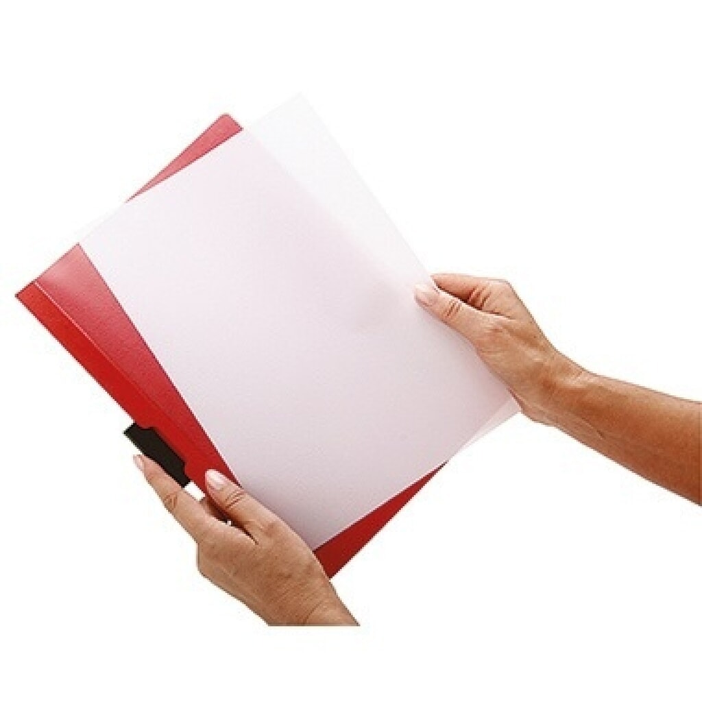 Produktabbildung Nr. 2: Soennecken Klemmmappe 3316 DIN A4 bis 30Blatt PVC rot