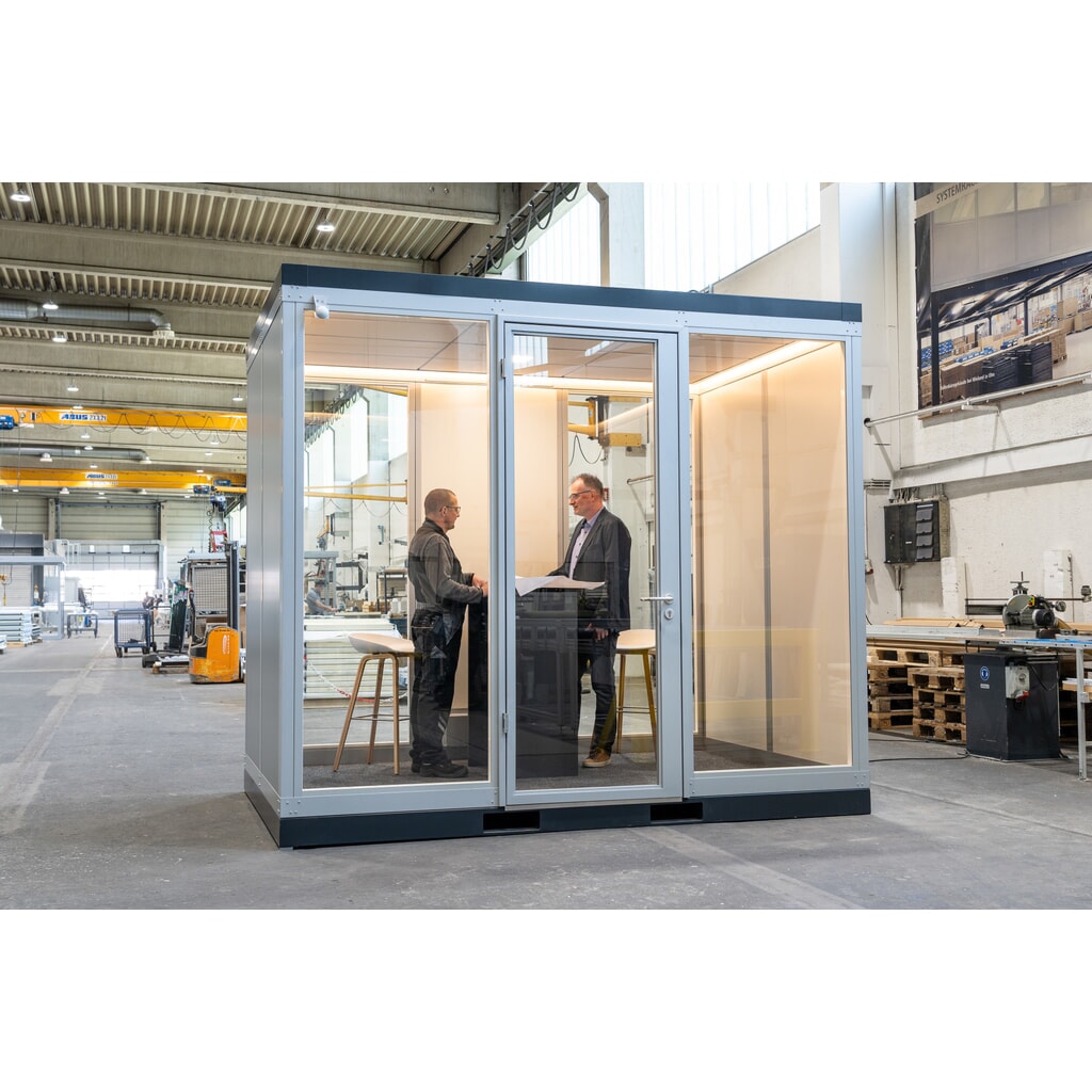 Produktabbildung Nr. 3: KLEUSBERG Mobiles Hallenbüro TRENDLINE CoWoCube®, BxLxH 1188 x 1148 x 2830 mm