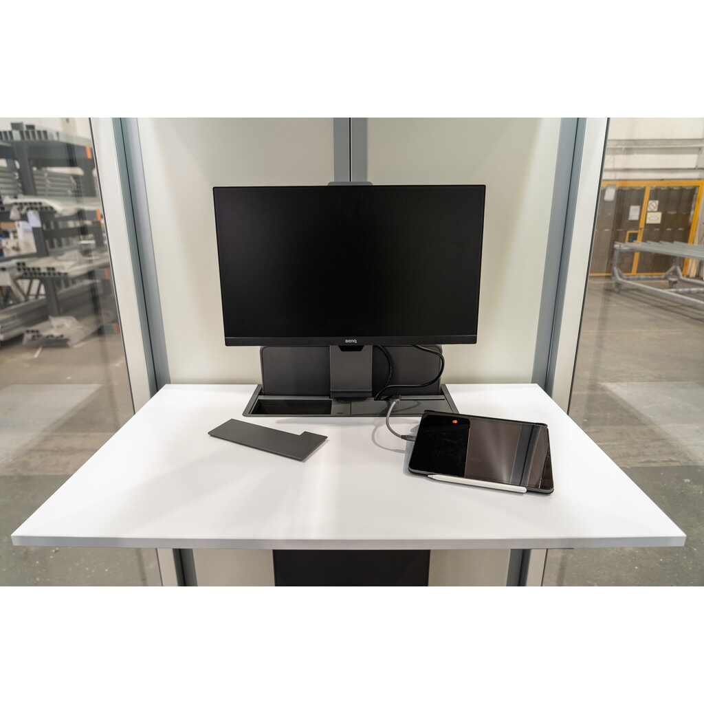 Produktabbildung Nr. 2: KLEUSBERG Mobiles Hallenbüro TRENDLINE CoWoCube®, BxLxH 1188 x 1148 x 2830 mm