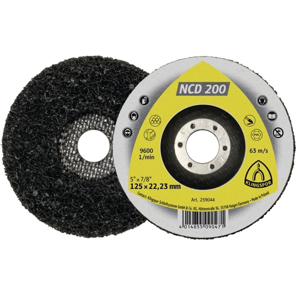 Produktabbildung: KLINGSPOR Grobreinigungsscheibe NCD 200 Ø115xmm Bohr.22,23mm