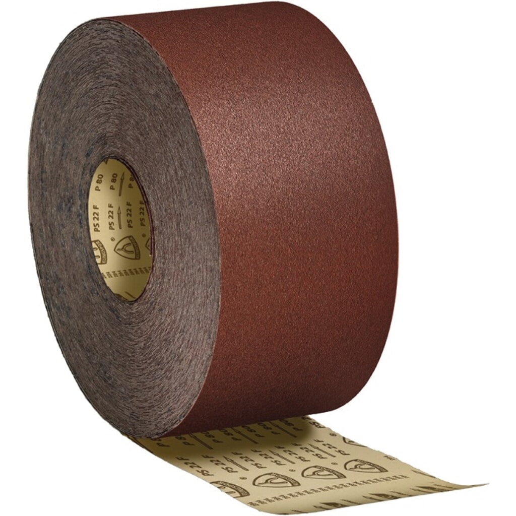 KLINGSPOR Schleifpapierrolle PS 22 F ACT 115mm K.100 f.Holz/Farbe Korund Produktabbildung: KLINGSPOR Schleifpapierrolle PS 22 F ACT 115mm K.100 f.Holz/Farbe Korund
