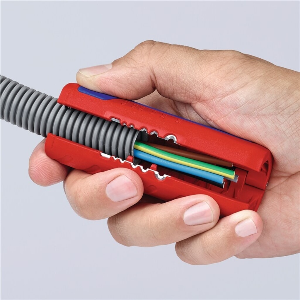 KNIPEX Abmantelungswerkzeug TwistCut Gesamt-L.100mm 0,2-4,0 (Litze) mm² Produktabbildung Nr. 5: KNIPEX Abmantelungswerkzeug TwistCut Gesamt-L.100mm 0,2-4,0 (Litze) mm²
