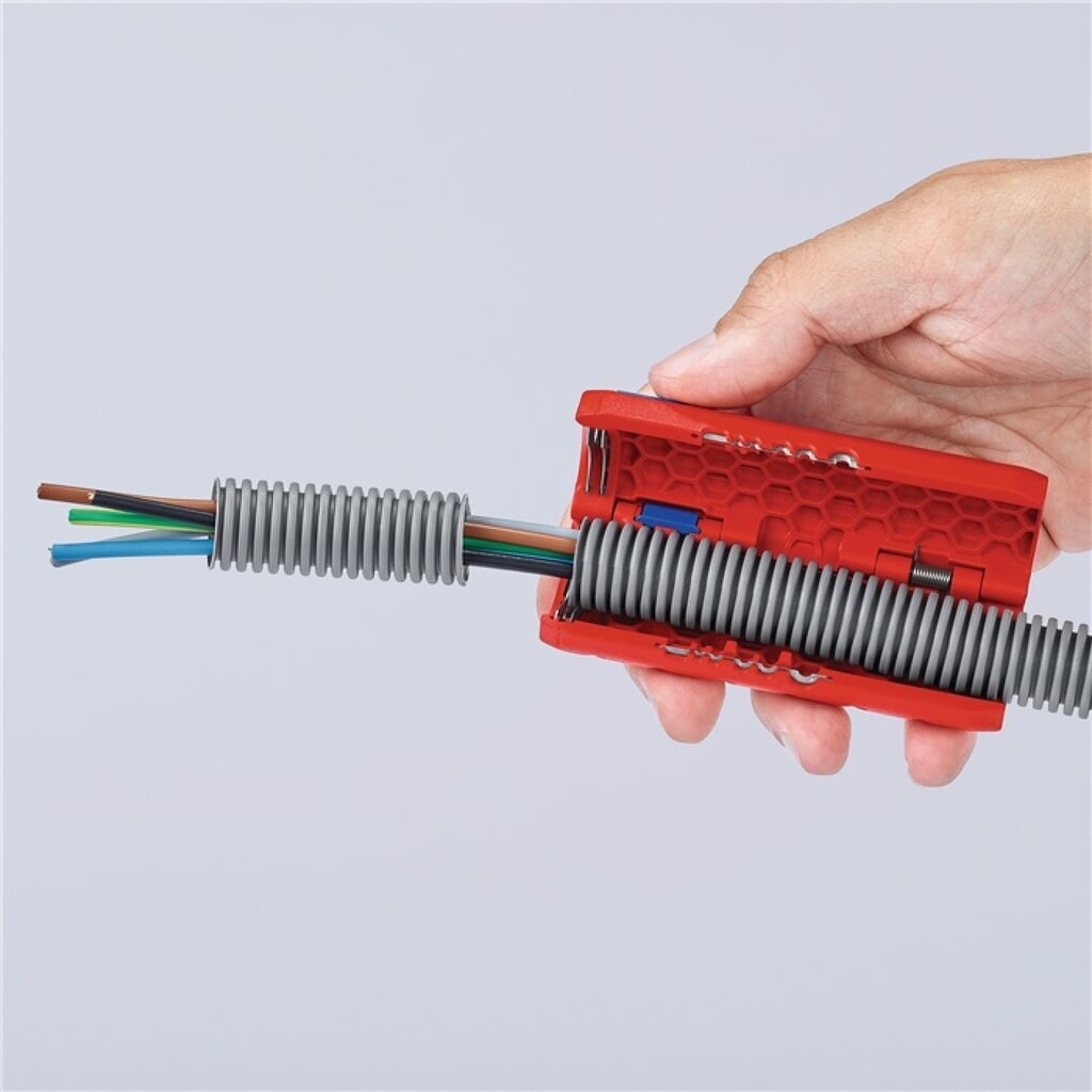 Produktabbildung Nr. 9: KNIPEX Abmantelungswerkzeug TwistCut Gesamt-L.100mm 0,2-4,0 (Litze) mm²