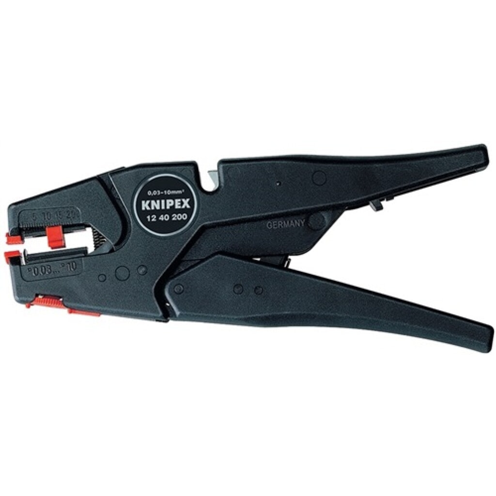 Produktabbildung: Automatikabisolierzange 0,03-10mm2 L.200mm a.Ku. KNIPEX