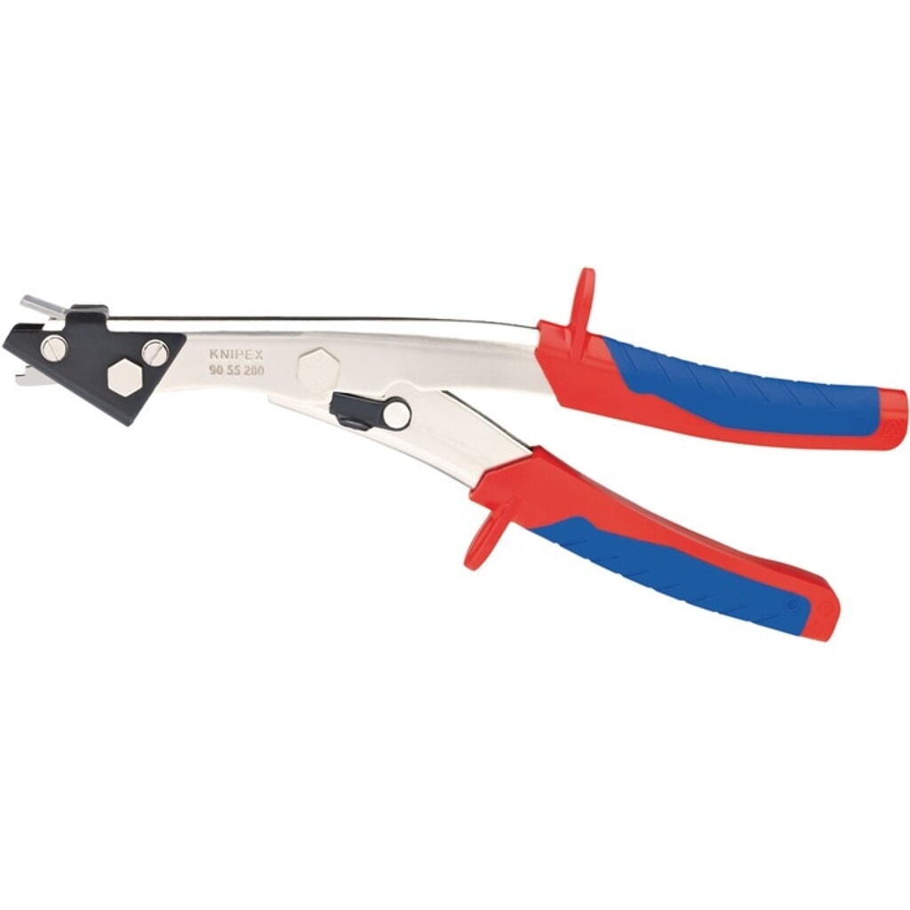 Knipex Blechknabber Gesamt-L.280mm Schnitt-B.2,7mm vern.Mehrkomp.-Hüllen Produktabbildung: Knipex Blechknabber Gesamt-L.280mm Schnitt-B.2,7mm vern.Mehrkomp.-Hüllen