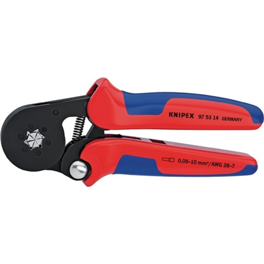 Produktabbildung: Aderendhülsenzange L.180mm 0,08-10,0 (AWG 28-7) mm² brün.2K-Hülle KNIPEX
