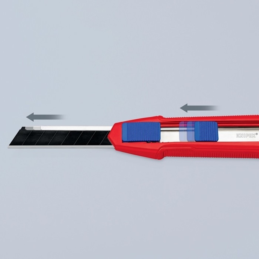 Produktabbildung Nr. 3: Knipex Cuttermesser CutiX®, Klingenbreite 18 mm Länge 165 mm, Magnesium