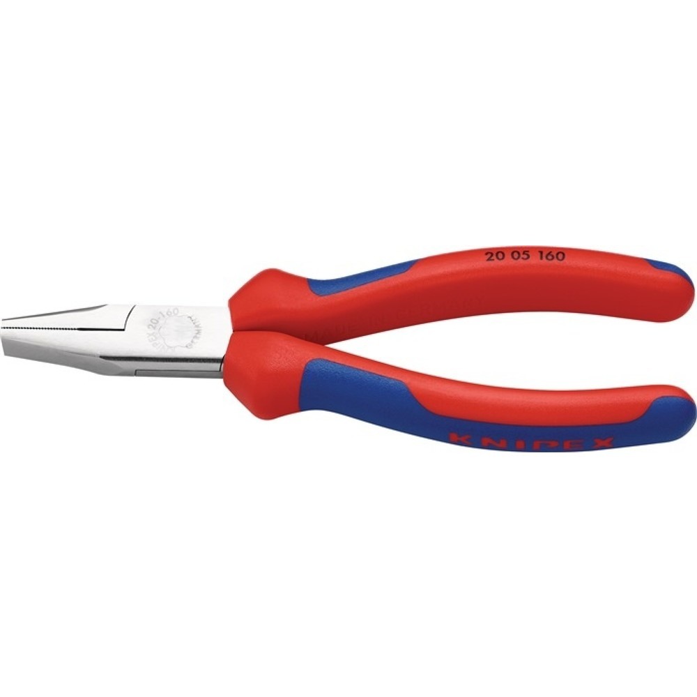 Produktabbildung Nr. 1: KNIPEX Flachzange DIN ISO 5745 Gesamt-L.160mm verchr.Mehrkomp.-Hülle