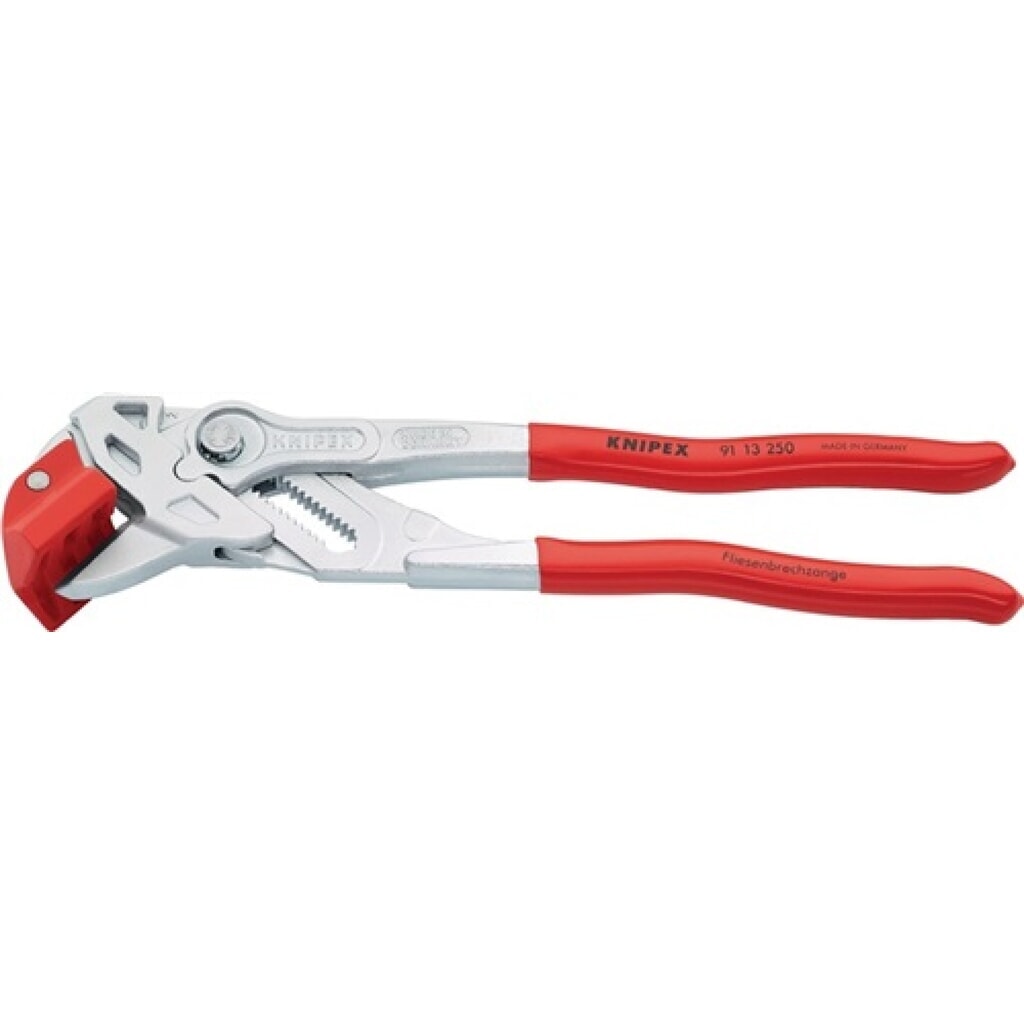Produktabbildung: Fliesenlochzange 250mm CV-Stahl Griff Ku.-Überzug KNIPEX