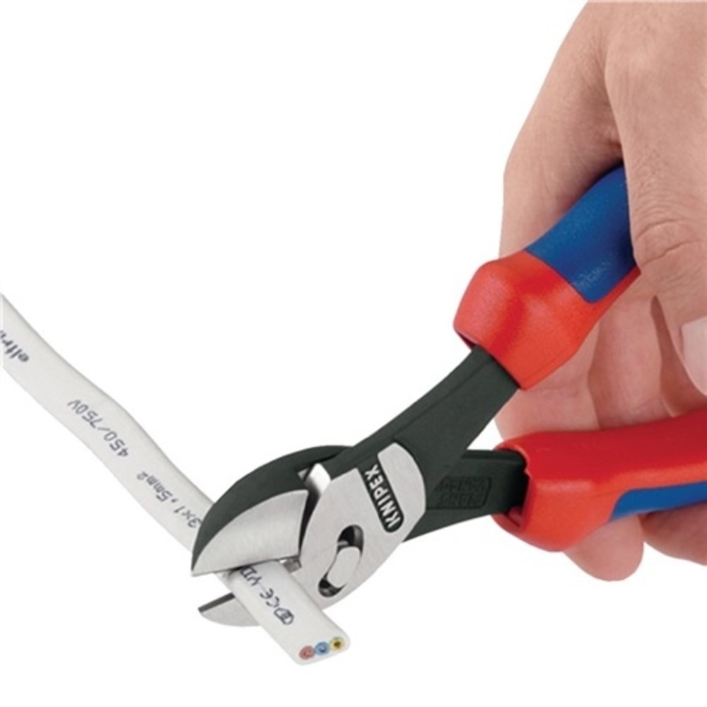 Produktabbildung Nr. 5: Hochleistungsseitenschneider TwinForce® DIN ISO 5749 L.180mm pol.2K-Hülle KNIPEX