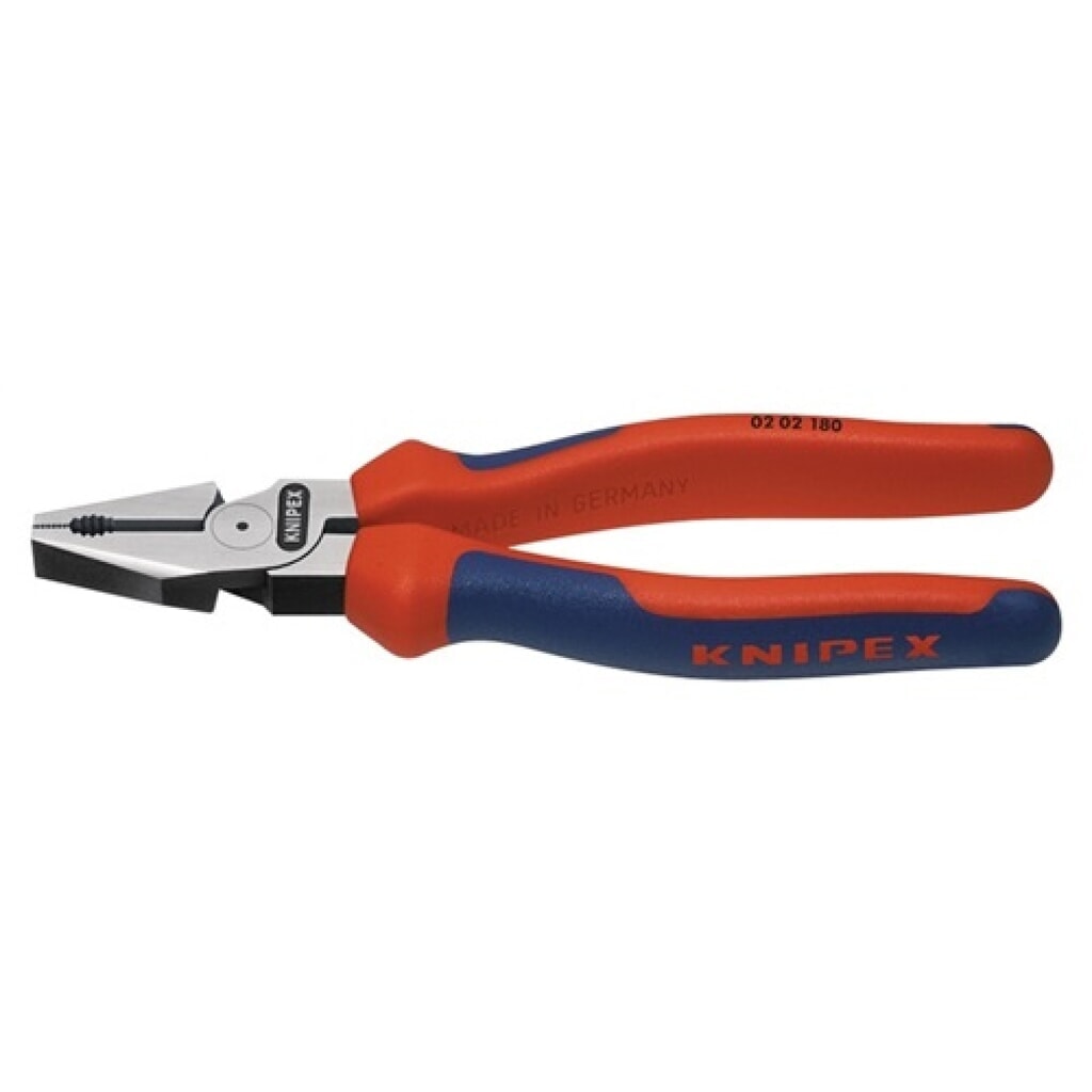Kraftkombizange L.180mm pol.Mehrkomp.-Hülle KNIPEX Produktabbildung: Kraftkombizange L.180mm pol.Mehrkomp.-Hülle KNIPEX
