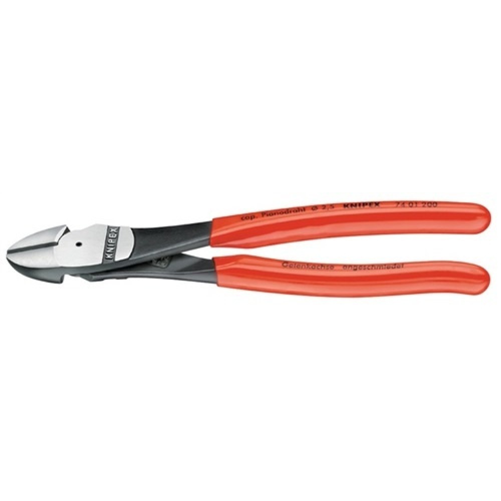 Produktabbildung: Kraftseitenschneider DIN ISO 5749 L.160mm pol.Form 0 Ku.-Überzug KNIPEX