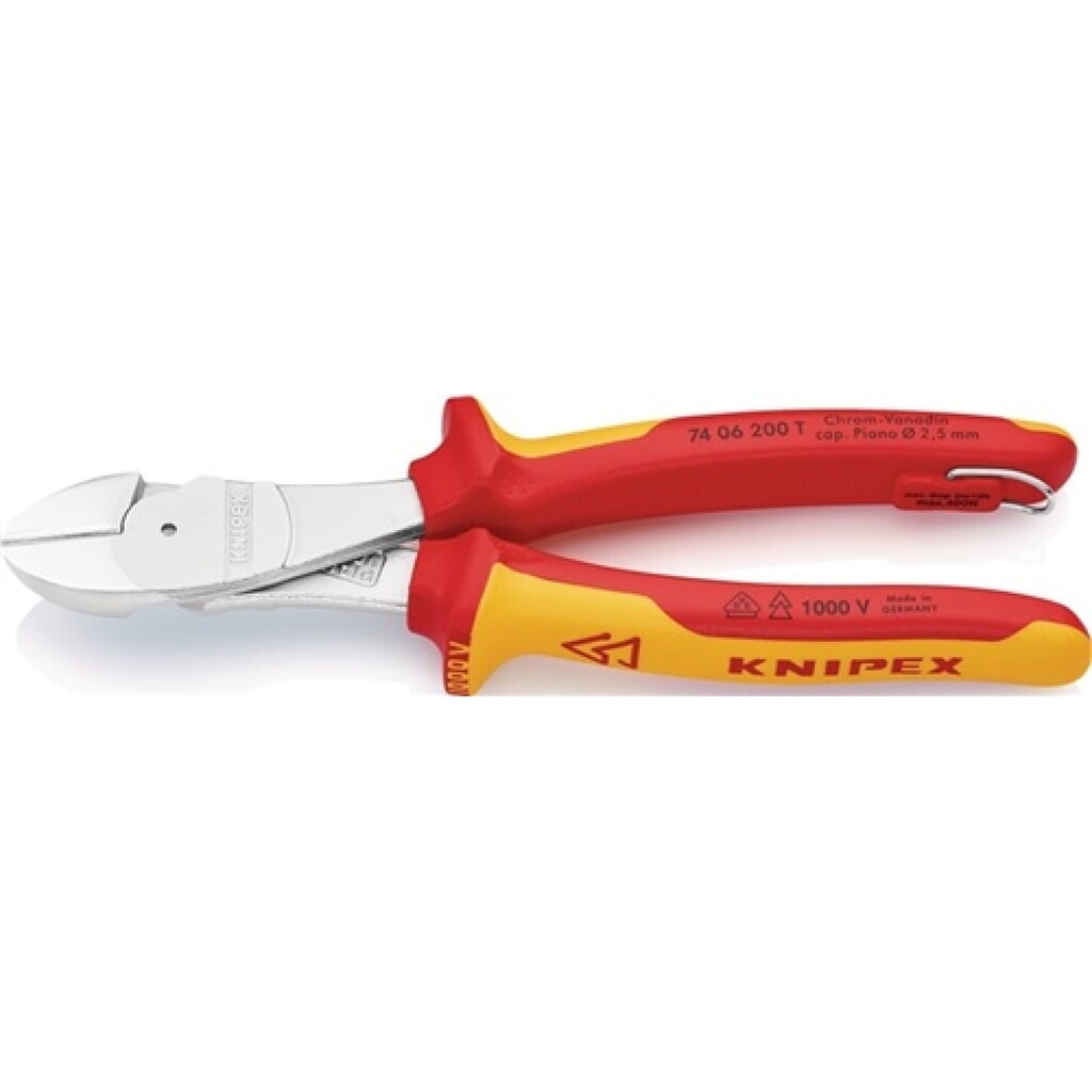 Produktabbildung: Kraftseitenschneider DIN ISO 5749 L.200mm VDE Form 0 Öse f.Fangleine